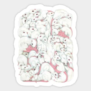 Rat Huddle! Sticker